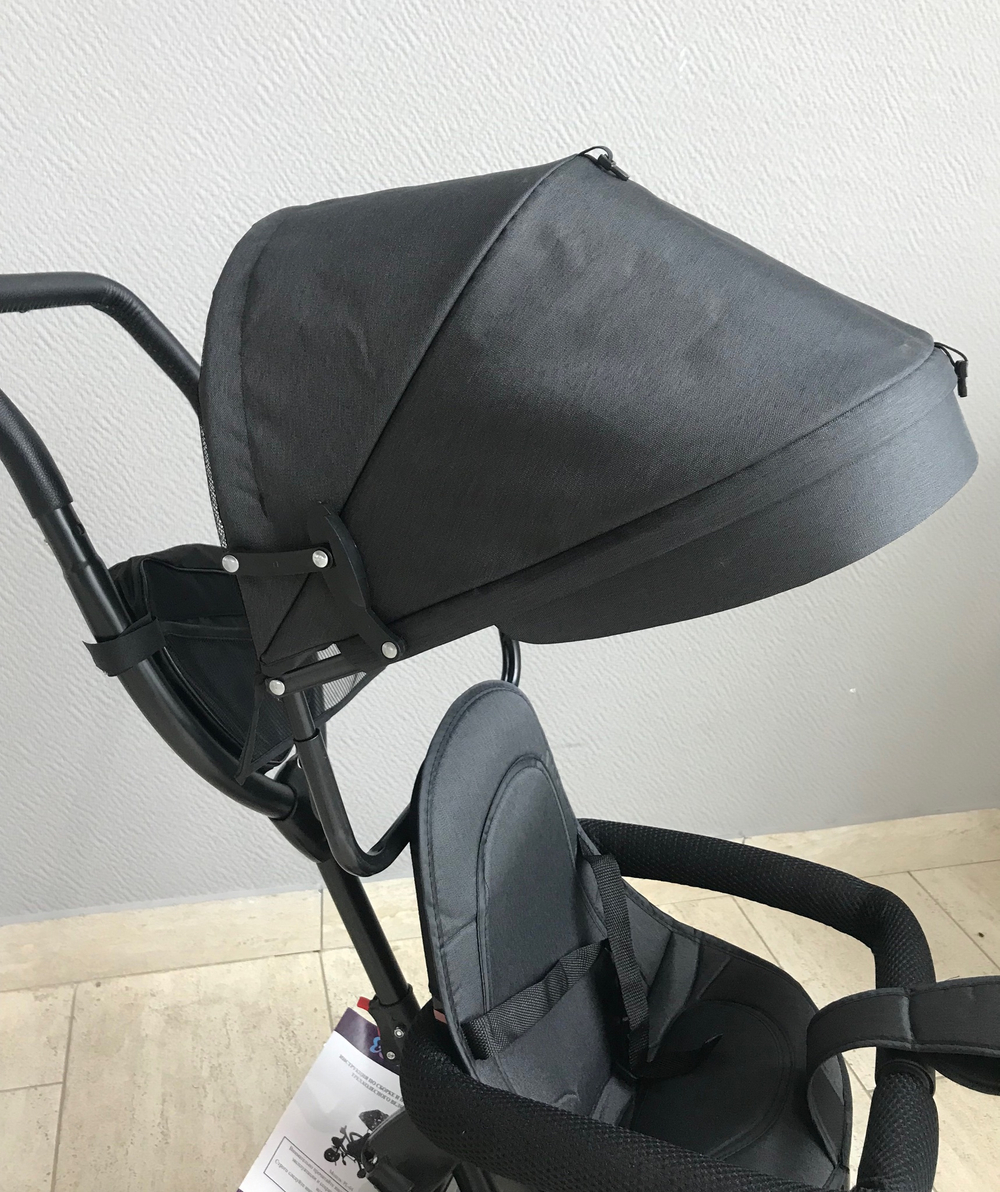 Детский трехколесный велосипед (2024) Farfello PL-04 (Черный/black)