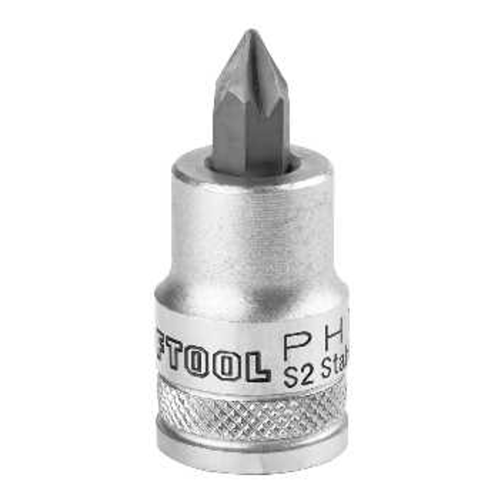 Торцовая бита головка материал сатинированная 1/2", PH1 KRAFTOOL, 27901-1_z01