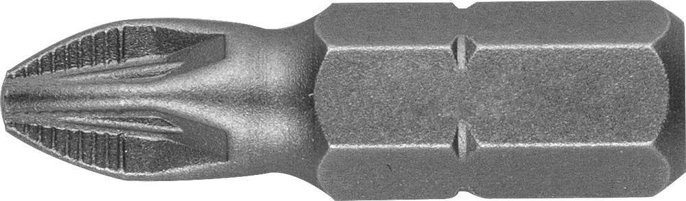 Биты STAYER ″PROFI″, хвостовик C 1/4″, PZ №2, 25мм, 2шт