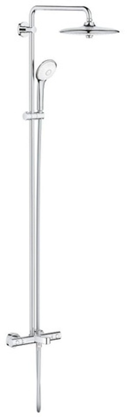 Душевая система GROHE Euphoria System 260 с термостатом для ванны, настенный монтаж, хром (27475002)