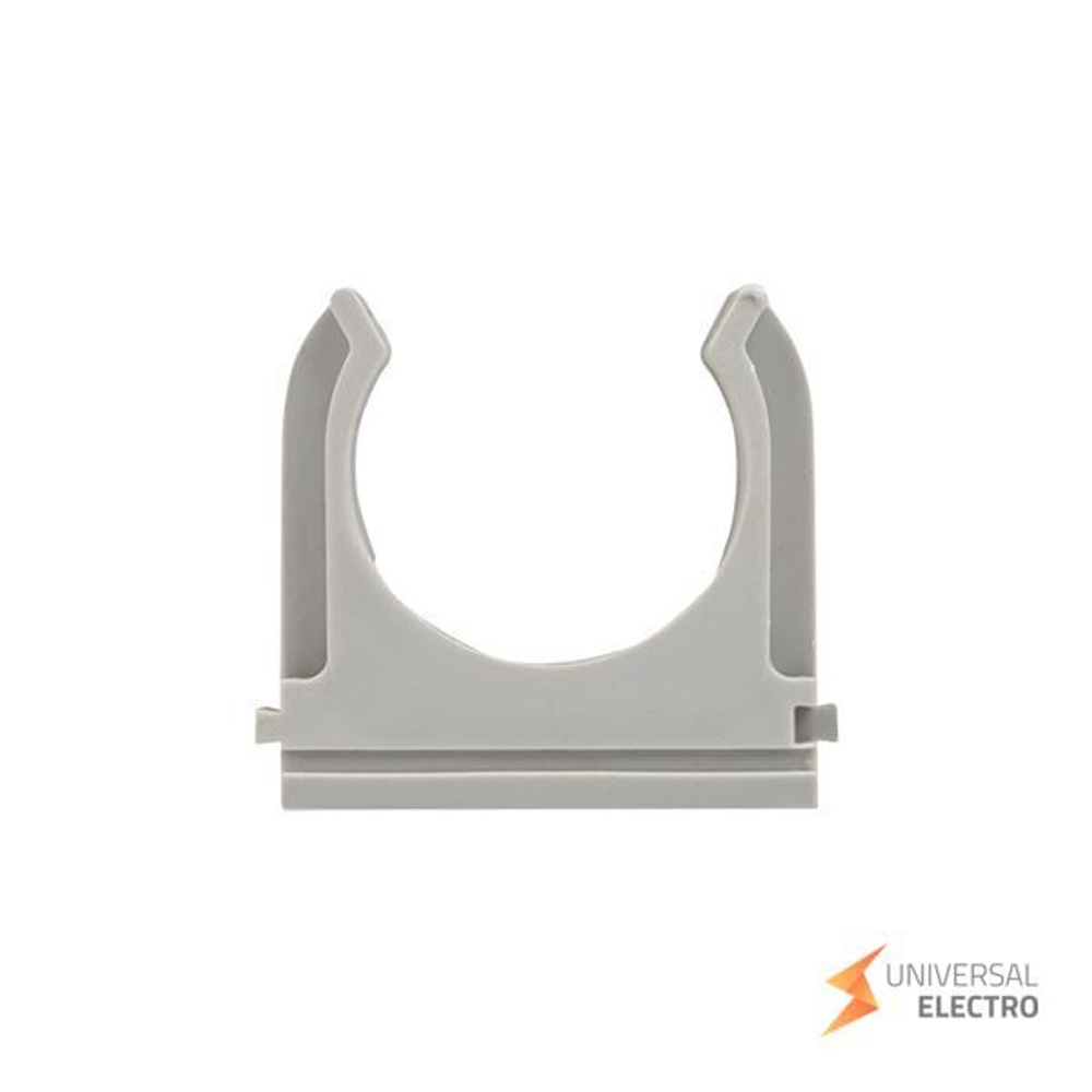 Крепеж-клипса d25 мм (100 шт) серая EKF-Plast