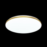 3043/DL TAN SN 000 Светильник пластик/белый/золотистый LED 48Вт 3000-6300К D385 IP43 пульт ДУ/ LampSmart LASSA