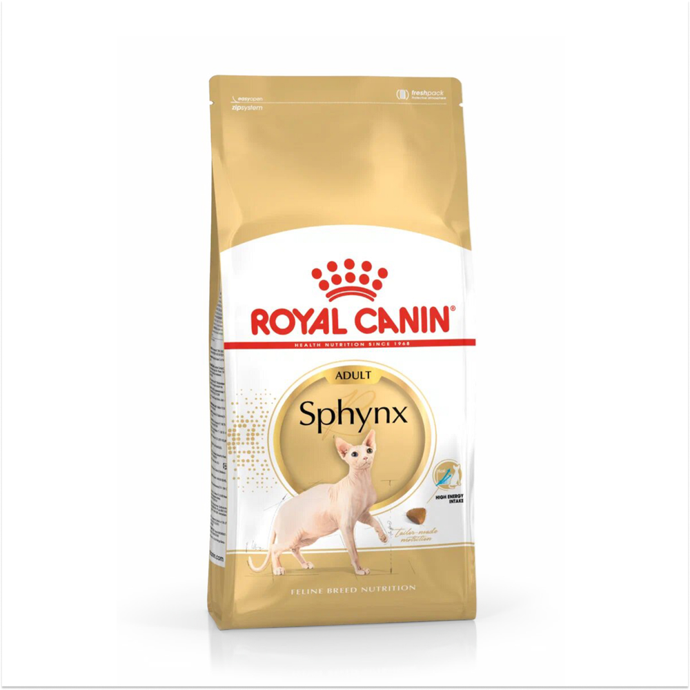 Royal Canin Sphynx Adult Корм сухой сбалансированный для взрослых кошек породы Сфинкс 10кг