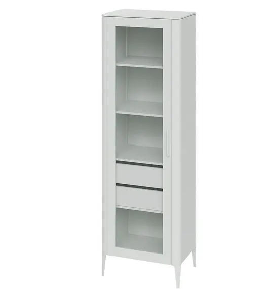 Витрина Type стеклянная высота 200 см R (белый)