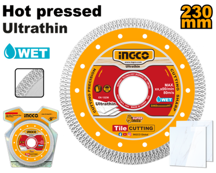 Диск алмазный турбо INGCO DMD082301HT INDUSTRIAL 230х22,2 мм