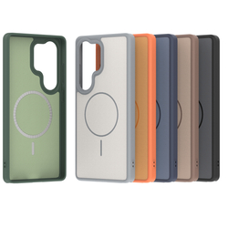 Противоударный чехол Supreme Two-tone Case с поддержкой MagSafe для Samsung Galaxy S25 Ultra