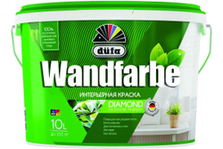 Краска для стен и потолков водно-дисперсионная Dufa Wandfarbe D1a матовая 10 л.