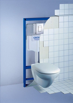 Инсталляция для подвесного унитаза Grohe Rapid SL 38772001 3 в 1 с кнопкой смыва