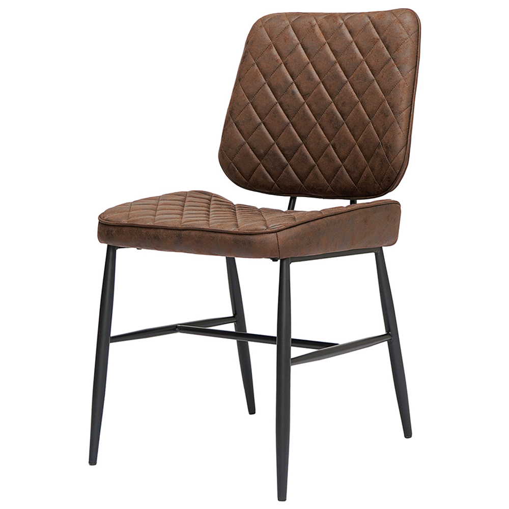 Стул Bergenson Bjorn Maril, экокожа, темно-коричневый