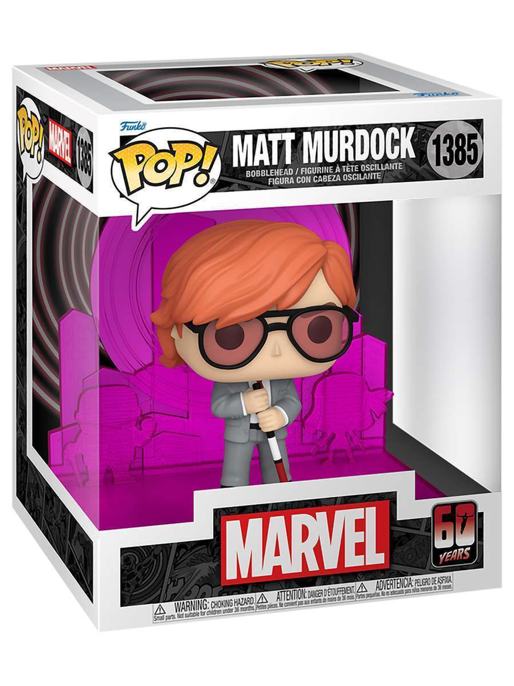 Фигурка Funko POP! Deluxe Marvel Daredevil 60th Matt Murdock with Radar (1385) 81048