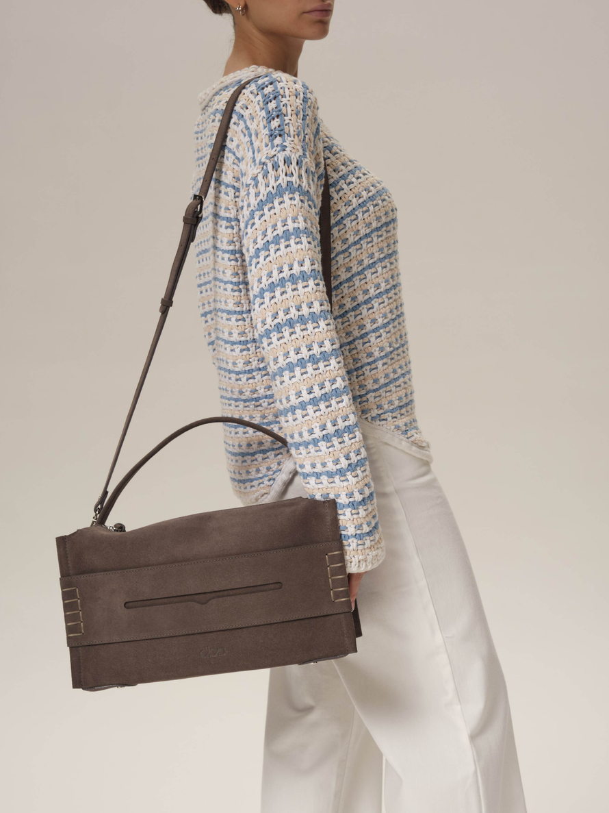 31141 сер.сливовый Сумка dbr