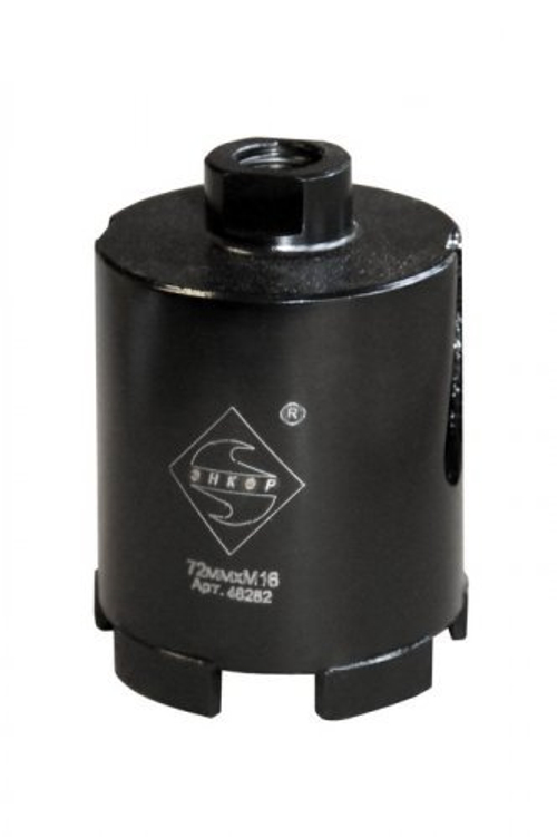 Алмазная коронка SDS PLUS Ф72 мм М16 48282