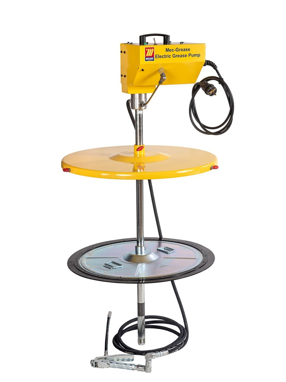 Электрический солидолонагнетатель 230В для бочек 180-220 кг