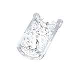 Инновационный вибромастурбатор с ротацией и фрикциями (Цвет: черный с красным)