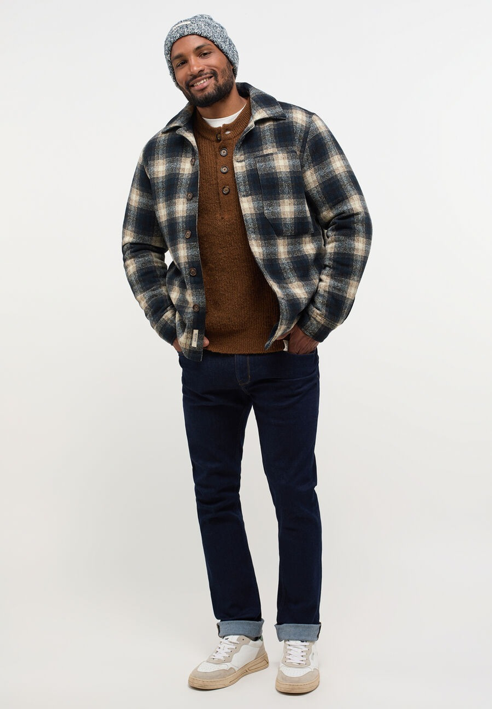 Куртка-рубашка утепленная мужская MUSTANG Style Daniel Check SH JK