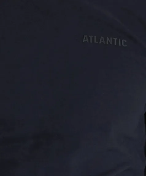 Пижама мужская с длинным рукавом и брюками Atlantic NMP-361/08, темно-синий + зеленый