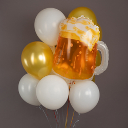 Шар (29''/74 см) Фигура, Кружка пива, 1 шт. В106