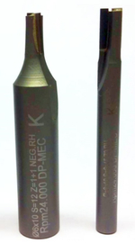 PCD фреза пазовая D.10x20 S.10x40 Z=2 RH