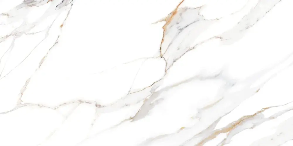 Настенная плитка ALMA Ceramica TWU09DKT004 Dakota 50x24.9 белая глянцевая под мрамор