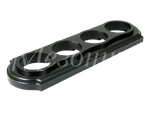 Рамка 4-местная "Элегант", МезонинЪ, GE70704-00 / Бук натуральный