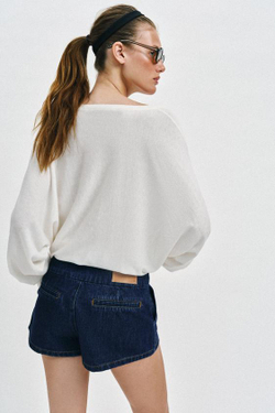 ZARA ШОРТЫ Z1975 МИНИ, СИНИЙ