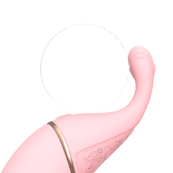 Вакуумный вибростимулятор BeYourLover Angelina со сменными насадками и управлением через приложение