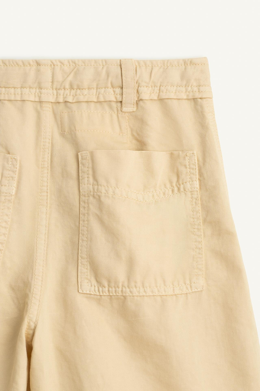 ZARA ШОРТЫ С ЗАВЯЗКАМИ, ЛАЙМОВЫЙ