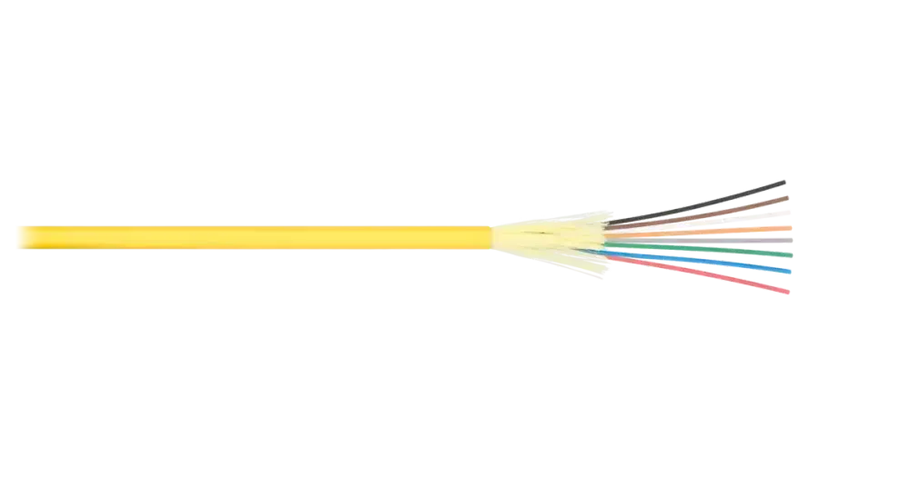 Кабель оптический 24 волоконный SM 9/125 внутренний, 660 Н, распределительный.