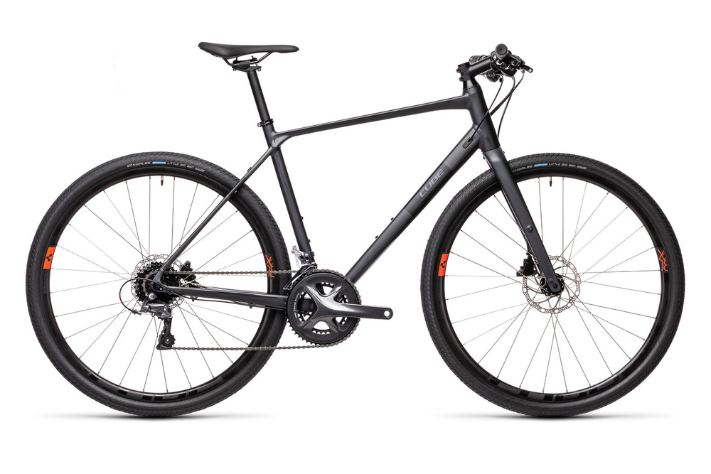 Велосипед CUBE 2021 SL ROAD  iridium´n´black  56 cm