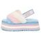Ugg Disco Stripe Slide 'Blue Pink'