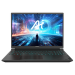 Ноутбук GIGABYTE G6X 2024 9MG i7-13650HX 16Gb SSD 1Tb NVIDIA RTX 4050 6Gb 16 WUXGA IPS Cam 73Втч No OS Темно-серый 9MG-42KZ854SD