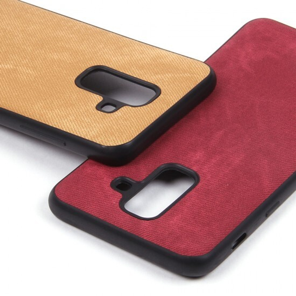 Чехол текстильный для Samsung Galaxy A6+ (2018), 010817 Серый