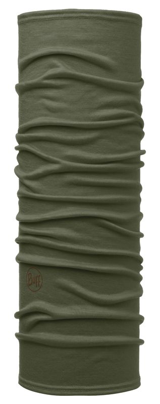 Тонкий шерстяной шарф-труба Buff Solid Forest Night Фото 1