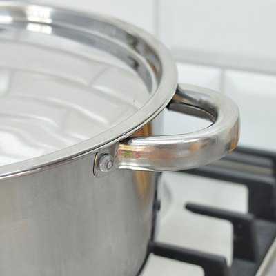 Кастрюля 4,1л 26см из нержавеющей стали, индукционное дно