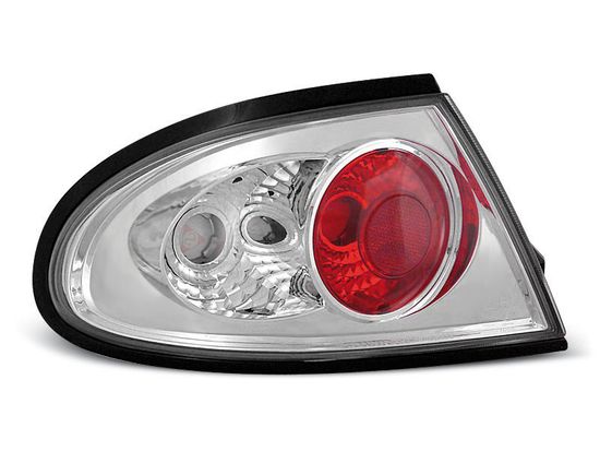 Задние фонари Mazda 323F chrome