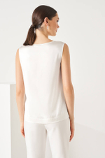 22861 Блузка женская (молочный)