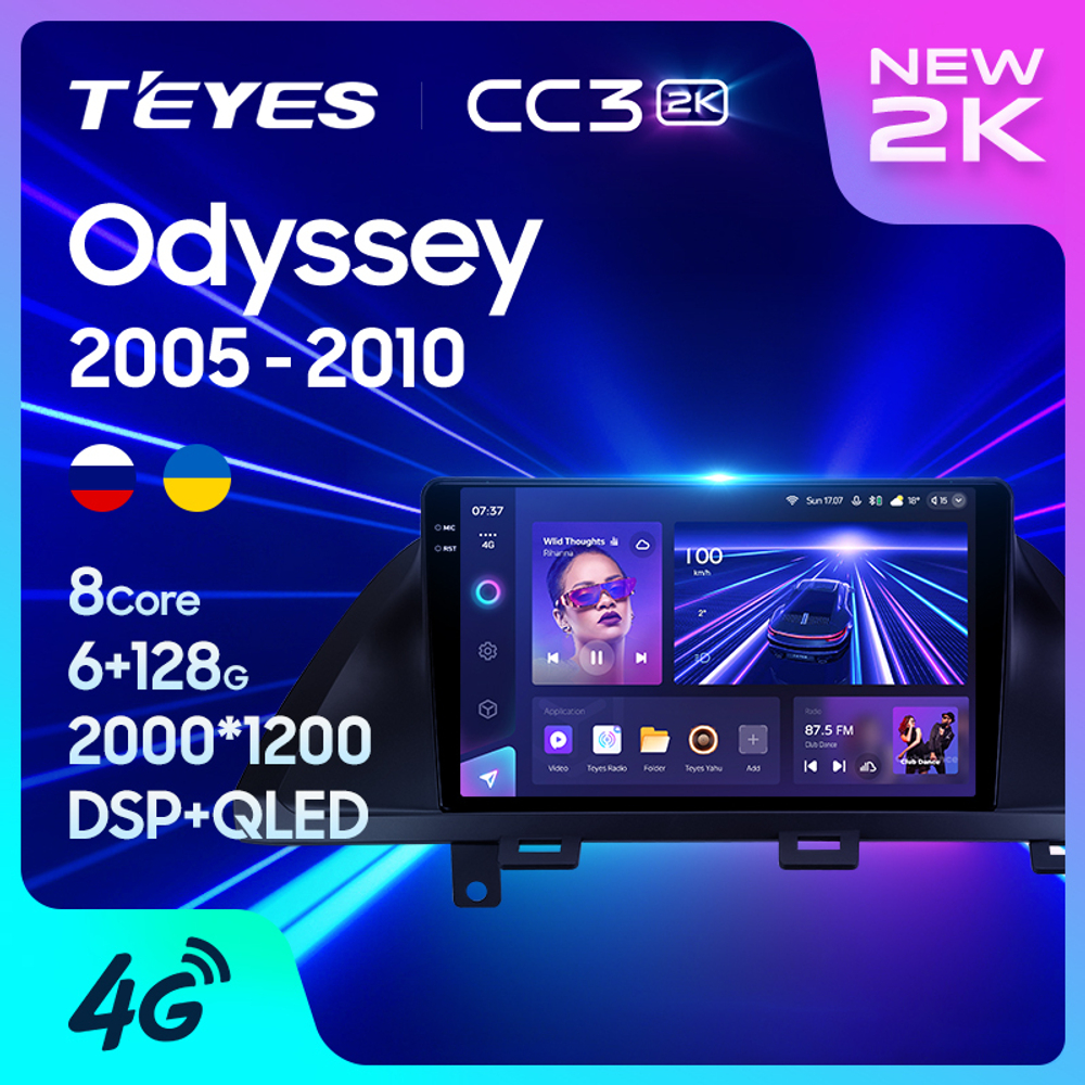 Teyes CC3 2K 9"для Honda Odyssey 2005-2010 US EDITION