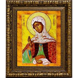 Иулиания Лазаревская, Муромская праведная. Икона на холсте.