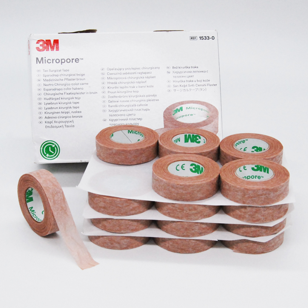 Micropore - хирургический лейкопластырь на основе нетканой вискозы (1533)