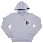 Толстовка "Цвергпинчер и бабочки"