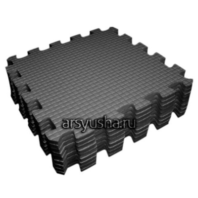 Коврик-пазл BABYPUZZ (9 плит 33x33x1см, ~1кв.м./уп) Черный