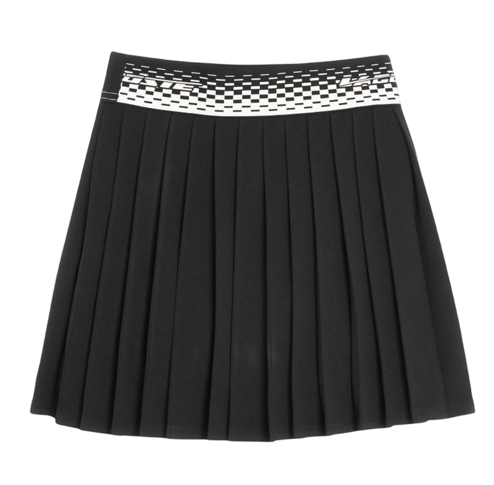 Теннисная юбка Lacoste Tennis Pleated Skirts with Built-in Shorts - черный