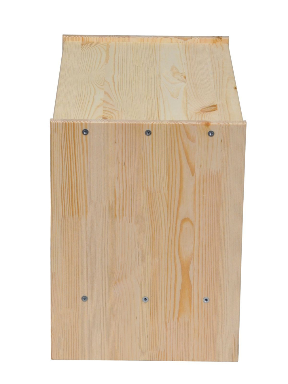 Прикроватная тумба Раст из сосны с полкой, 52х30х40 см, на ножках, в натуральной отделке