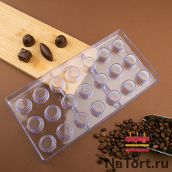 Форма поликарбонатная «Тарталетка» 21 ячейка