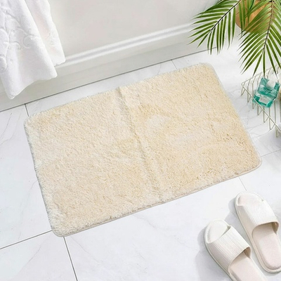 Коврик DEKOTEX FLUFFY 1шт 50*80см 20мм (кремовый)