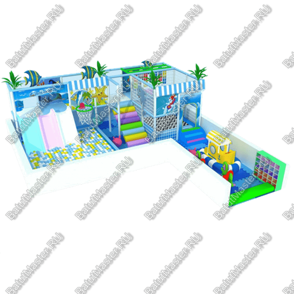 Детский игровой лабиринт "Морской уголок" HAS-TS48-01