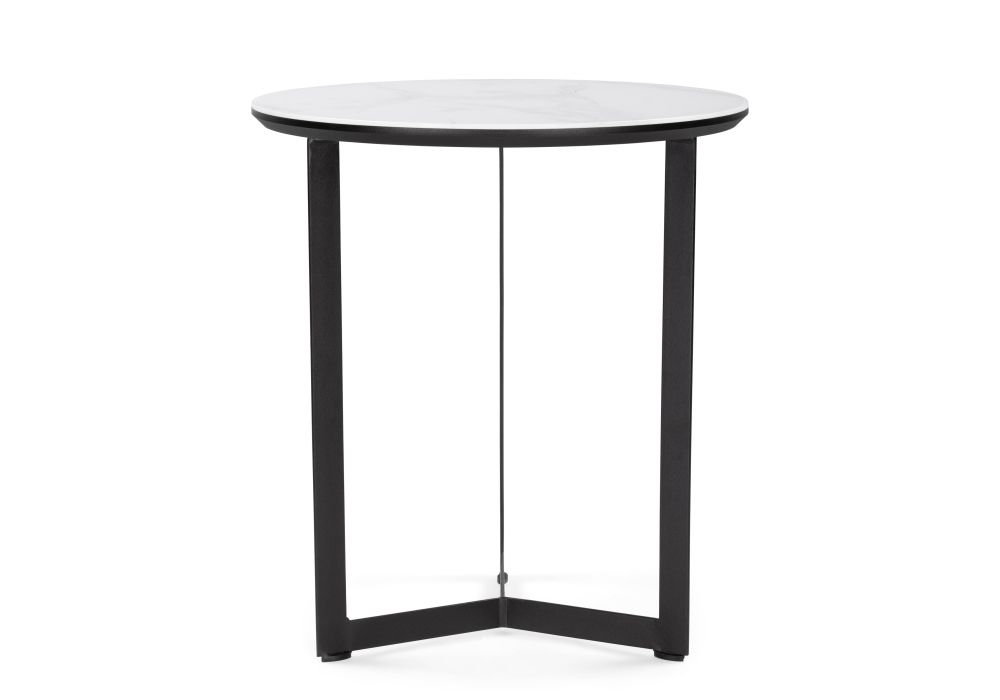 Журнальный столик Роб D-450 45х50 мрамор белый