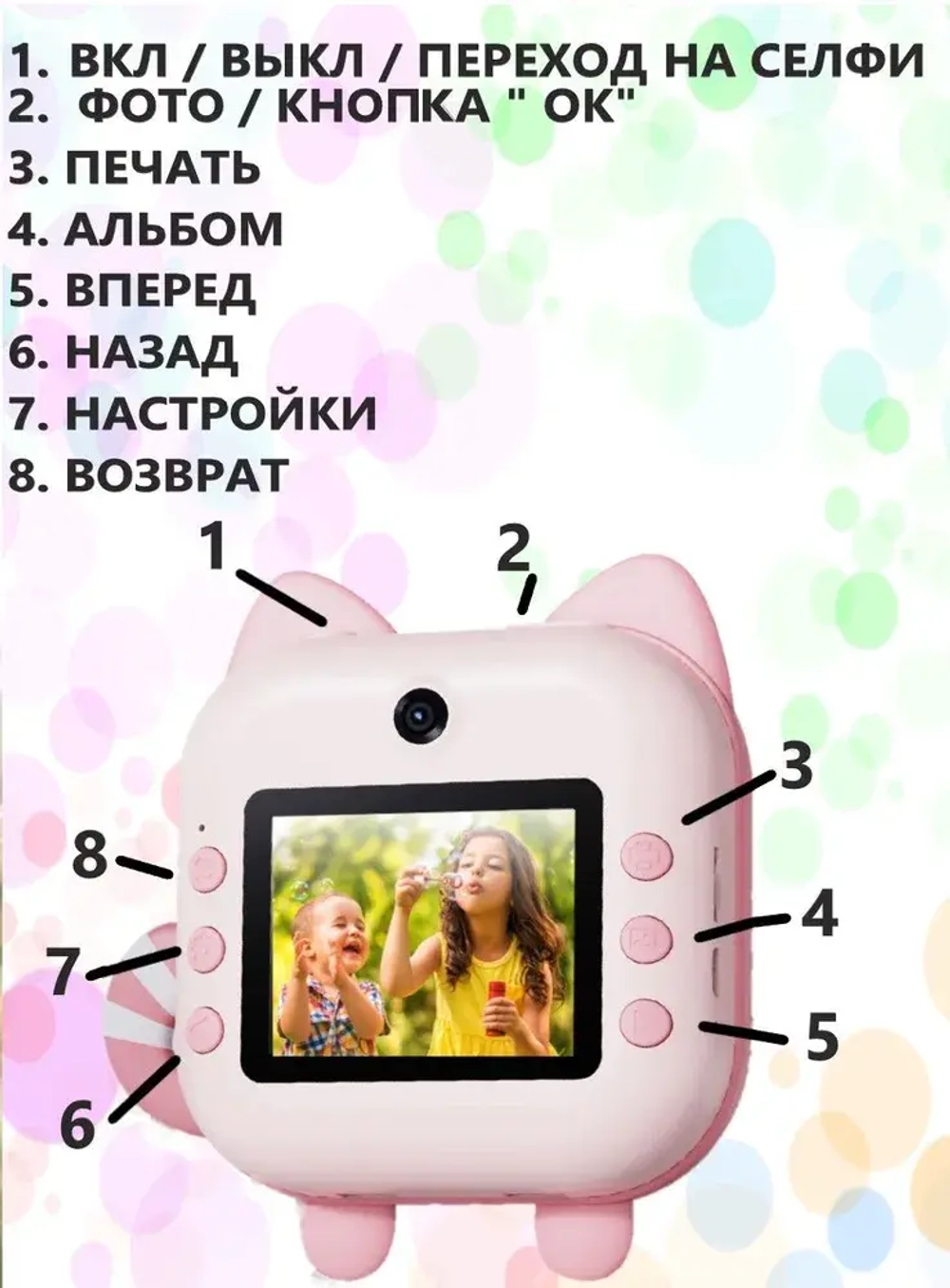 Фотоаппарат с моментальной печатью