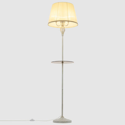 Citilux Вена CL402923T Торшер патина со столиком и кремовым абажуром