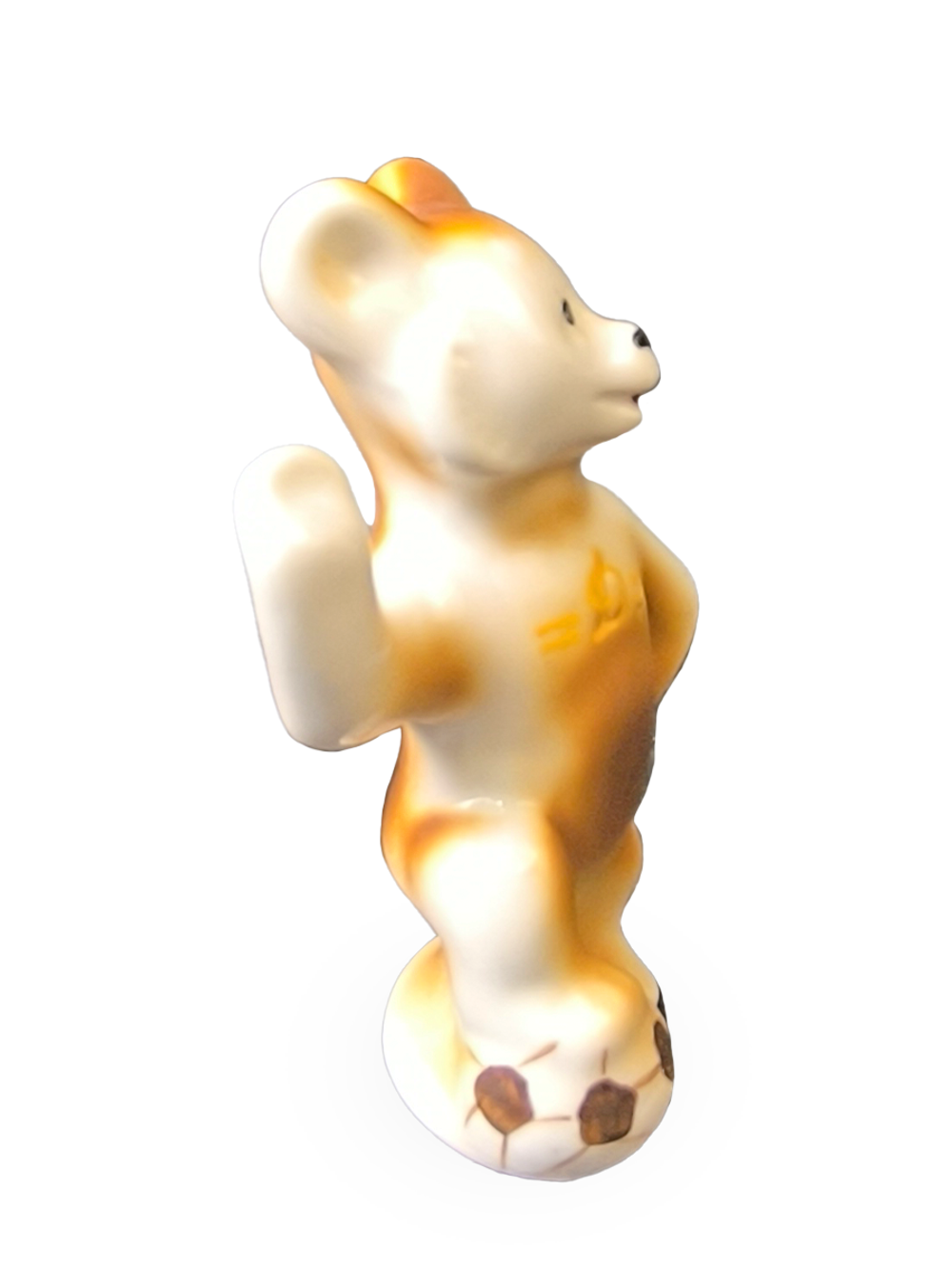 Статуэтка "Олимпийский медведь - футболист" (Полонский ЗХК)